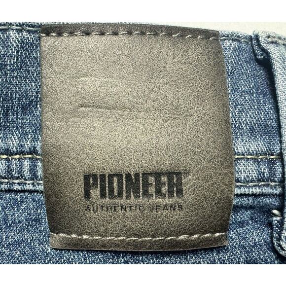 Pioneer Men's Rando Stretch Straight Leg Blue Denim Jeans - Size 34x32 - Picture 4 of 7